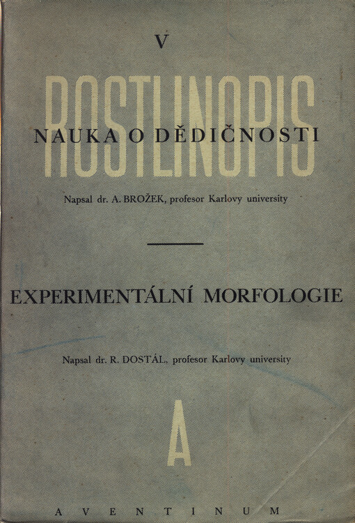 Rostlinopis.Svazek V.