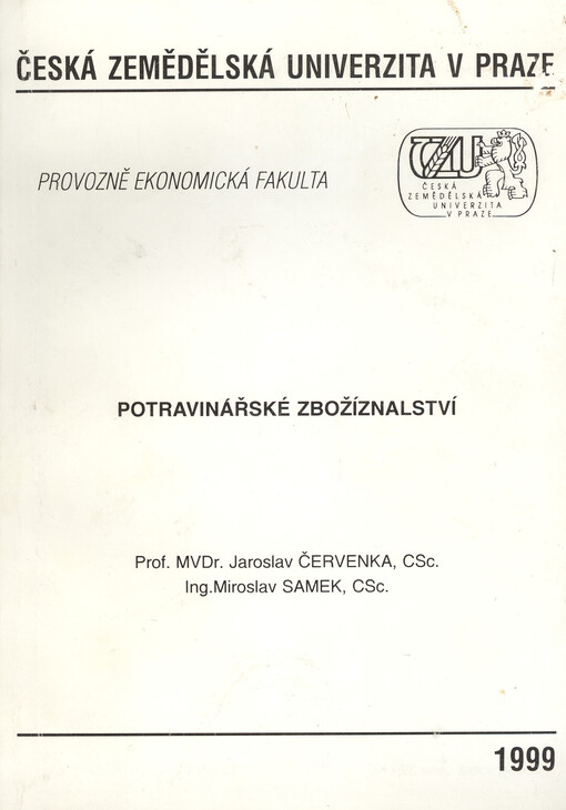 Potravinářské zbožíznalství