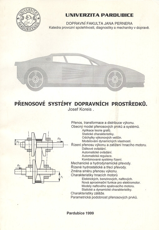 Přenosové systémy dopravních prostředků