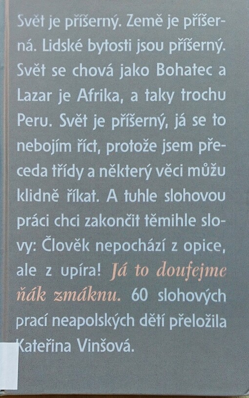 Já to doufejme ňák zmáknu : 60 slohových prací neapolských dětí 