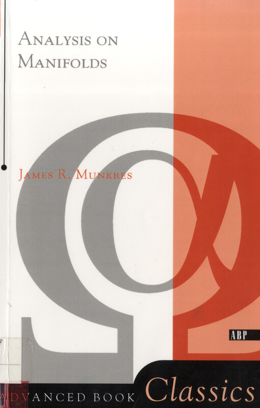 Analysis on manifolds