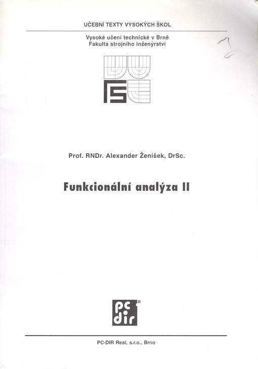 Funkcionální analýza II