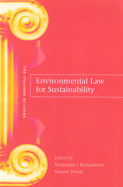 Environmental law for sustainability: a reader