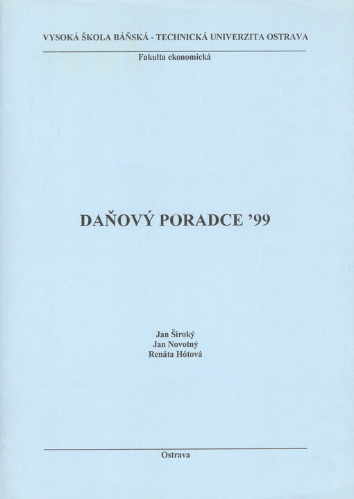 Daňový poradce '99