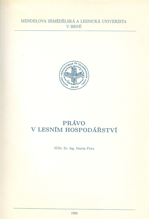 Právo v lesním hospodářství