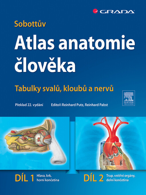 Sobottův Atlas anatomie člověka: překlad 22. vydání
