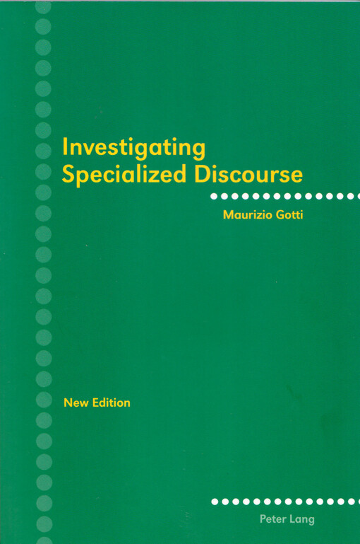 Investigating specialized discourse