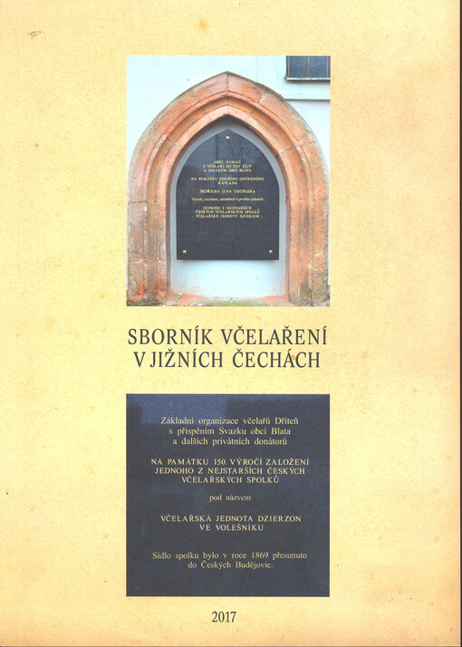 Sborník včelaření v jižních Čechách