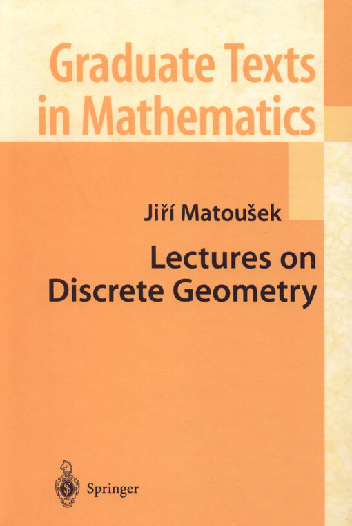 Lectures on discrete geometry