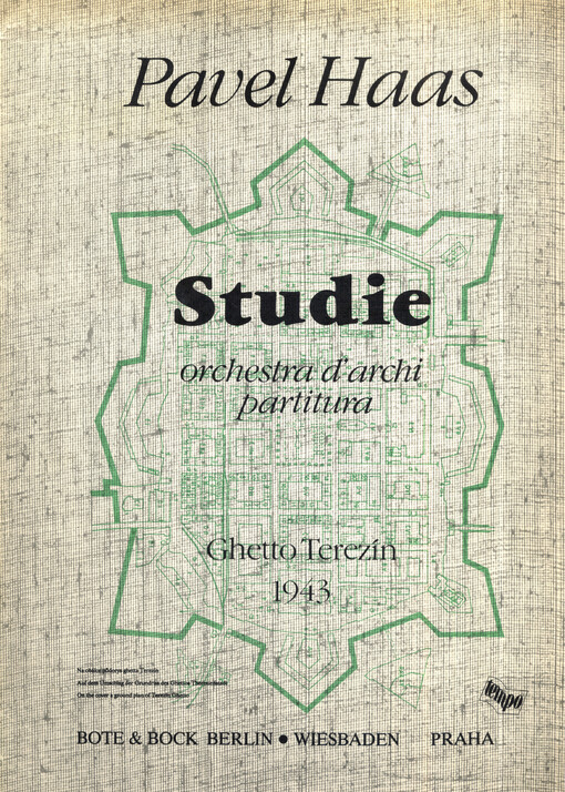 Studie pro smyčcový orchestr Ghetto Terezín 1943 - Brno 1991 : kritické vydání = 