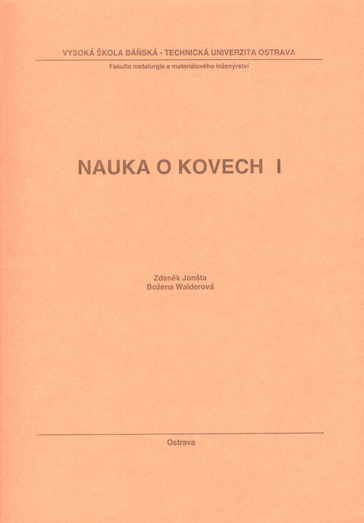 Nauka o kovech I
