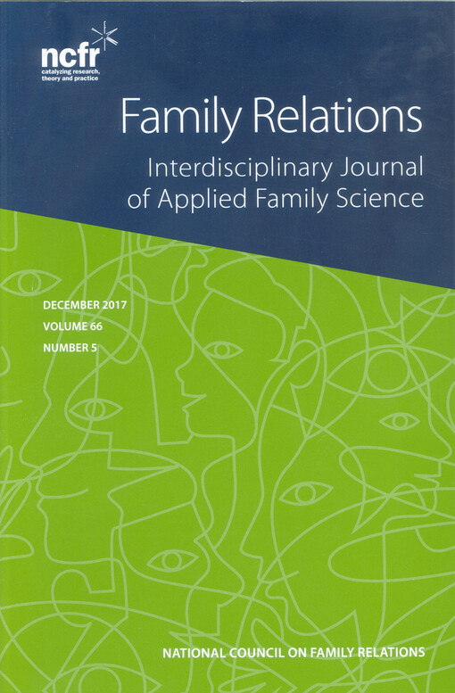 Family relations : interdisplinary journal of applied family studies.