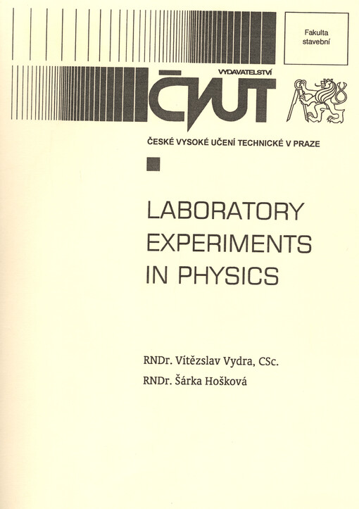 Laboratory experiments in physics