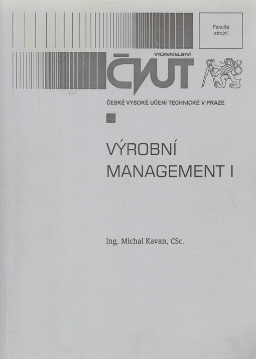 
  Výrobní management 1
  
