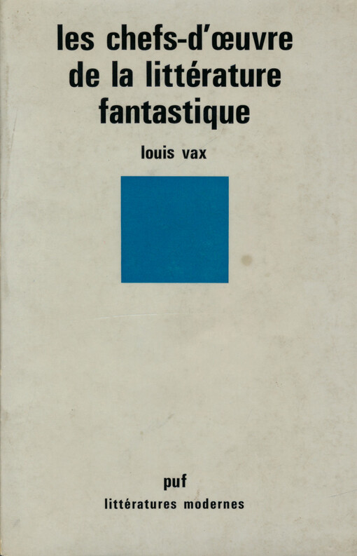 Les chefs-d'œuvre de la littérature fantastique