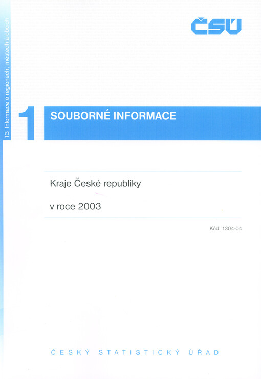 Kraje České republiky v roce 2003