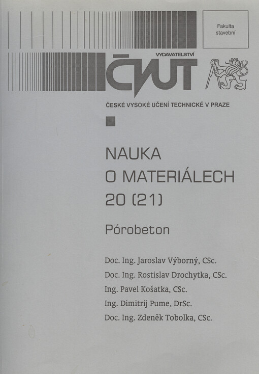 Nauka o materiálech 20 (21) : pórobeton