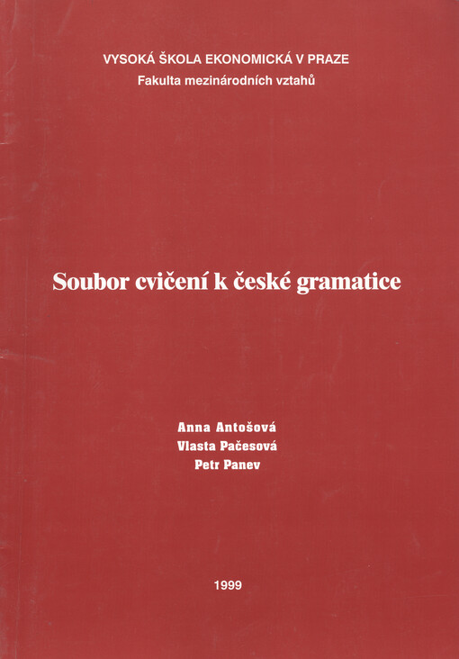 Soubor cvičení k české gramatice