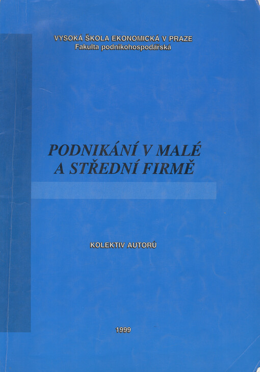 Podnikání v malé a střední firmě