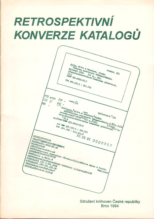 Retrospektivní konverze katalogů