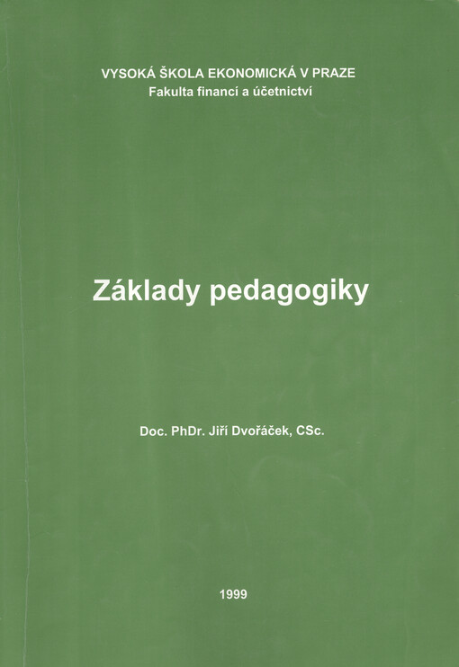 Základy pedagogiky