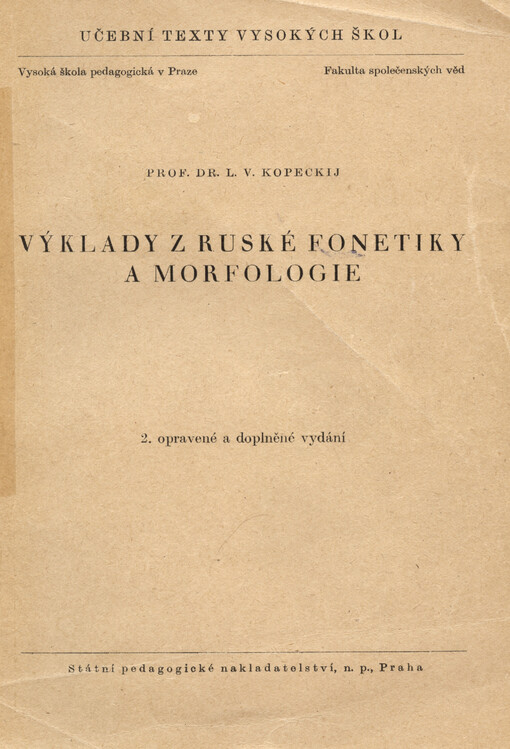 Výklady z ruské fonetiky a morfologie