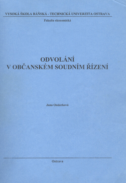Odvolání v občanském soudním řízení