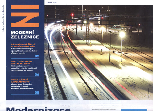 Moderní železnice : interní bulletin Správy železnic