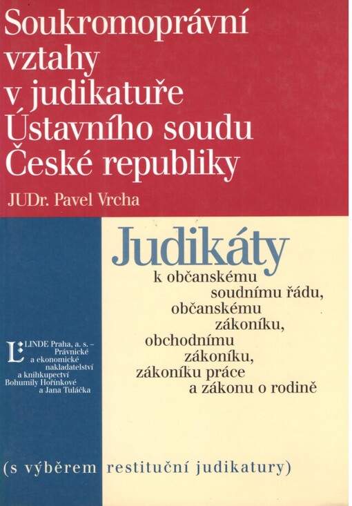 Soukromoprávní vztahy v judikatuře Ústavního soudu