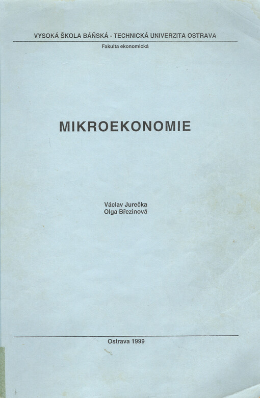 Mikroekonomie