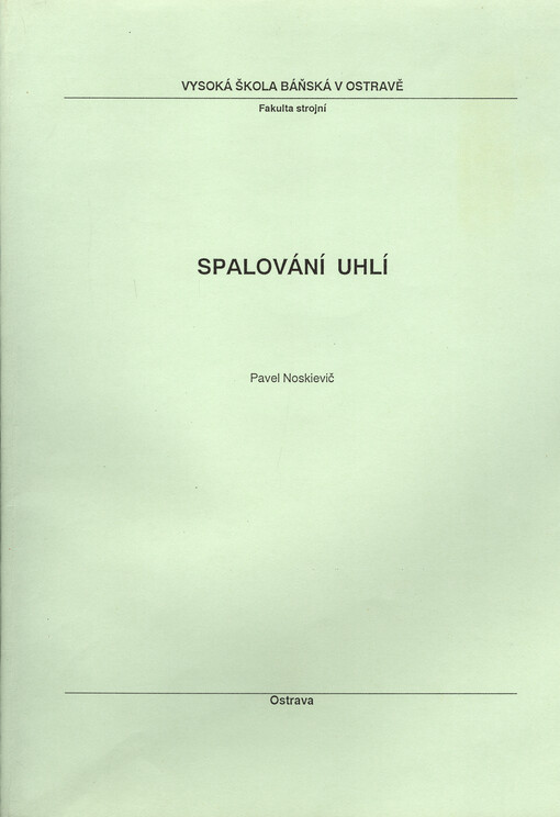 Spalování uhlí