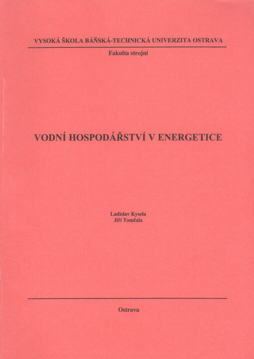 Vodní hospodářství v energetice