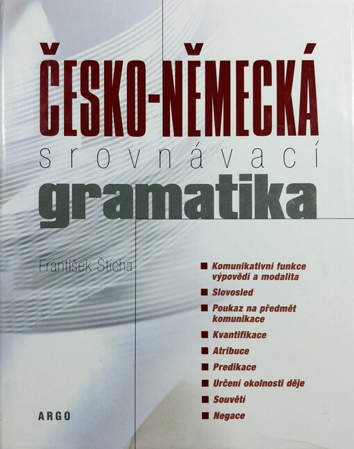 Česko-německá srovnávací gramatika, 1. vyd.
