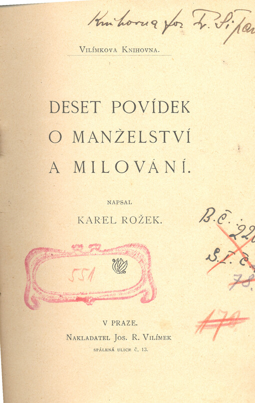 Deset povídek o manželství a milování