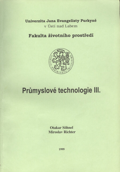 Průmyslové technologie III