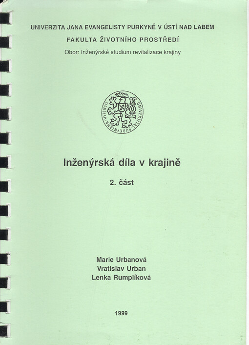 Inženýrská díla v krajině : učební texty, sv. 2