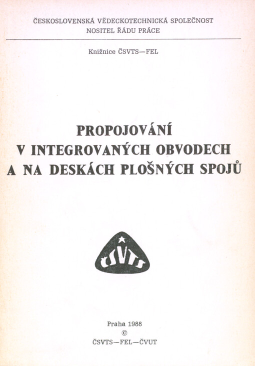 Propojování v integrovaných obvodech a na deskách plošných spojů