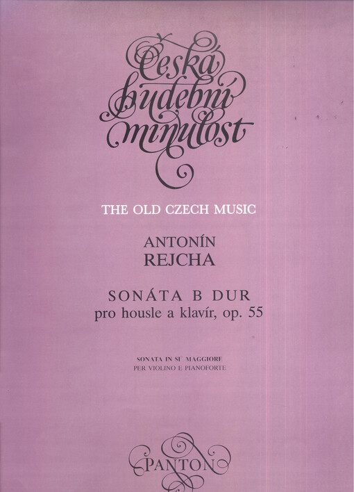 Sonáta B Dur pro housle a klavír, op. 55 Sonata in Si maggiore per violino e pianoforte
