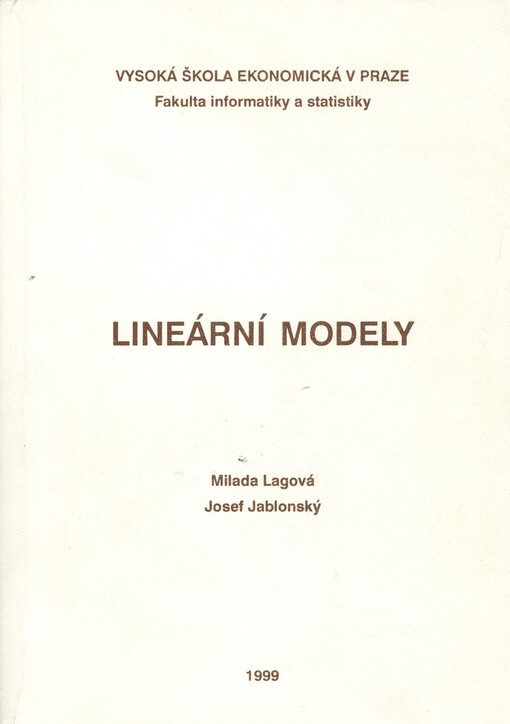 Lineární modely