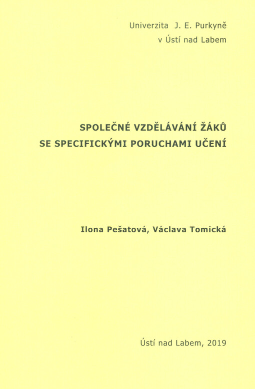 Společné vzdělávání žáků se specifickými poruchami učení