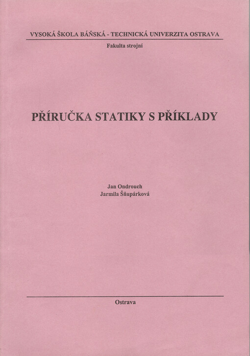 Příručka statiky s příklady