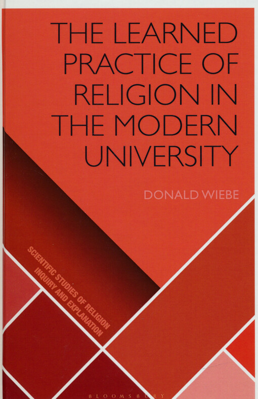 The learned practice of religion in the modern university