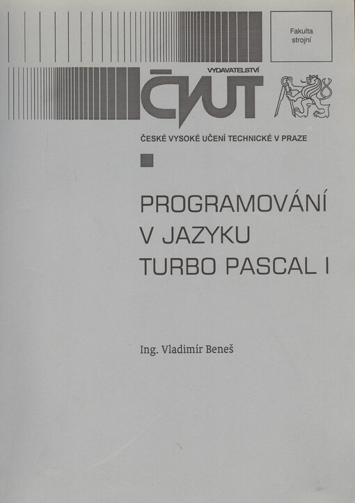 Programování v jazyku Turbo Pascal I