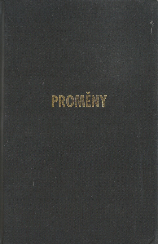 Proměny =: Metamorphoses