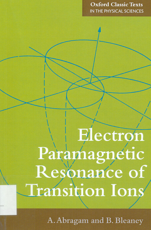 Electron paramagnetic resonance of transition ions