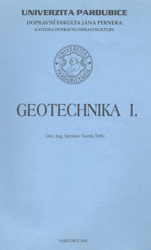 Geotechnika. I.