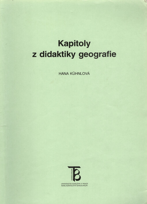 Kapitoly z didaktiky geografie