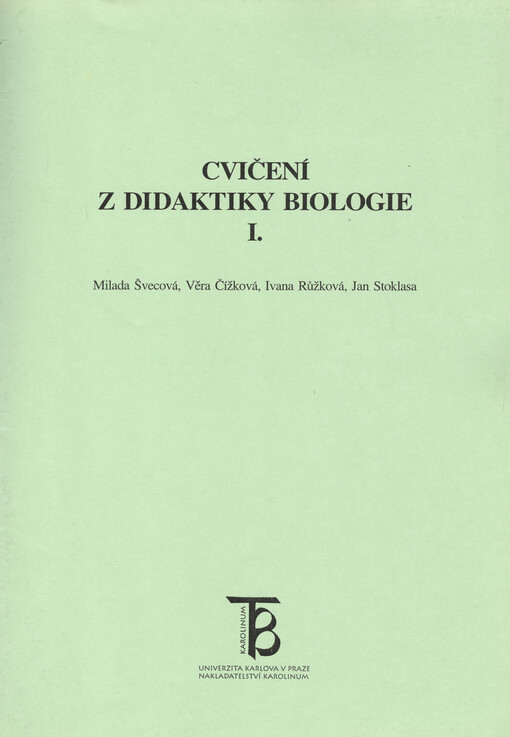 Cvičení z didaktiky biologie. I.