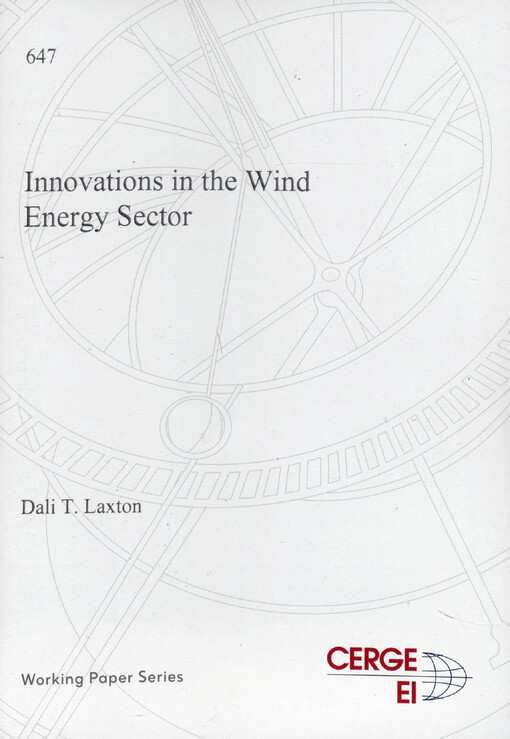 Innovations in the wind energy sector
