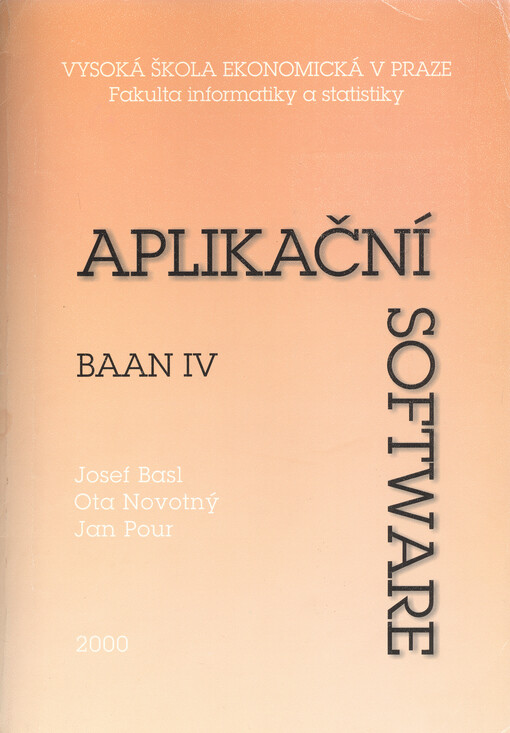 Aplikační software - BAAN IV
